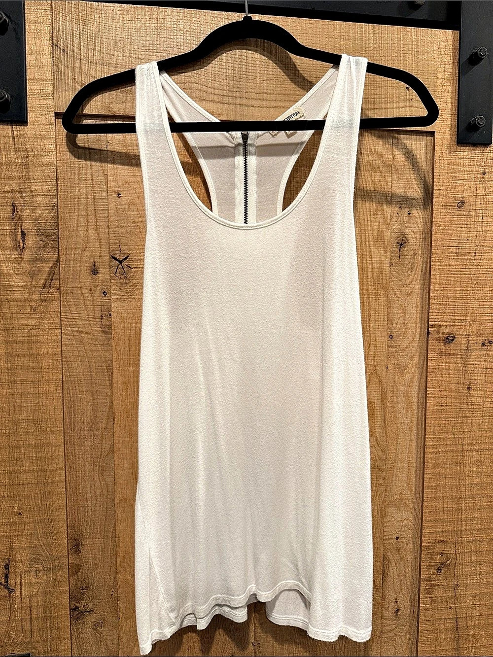 Zenana Outfitters Racerback Tank Top in White